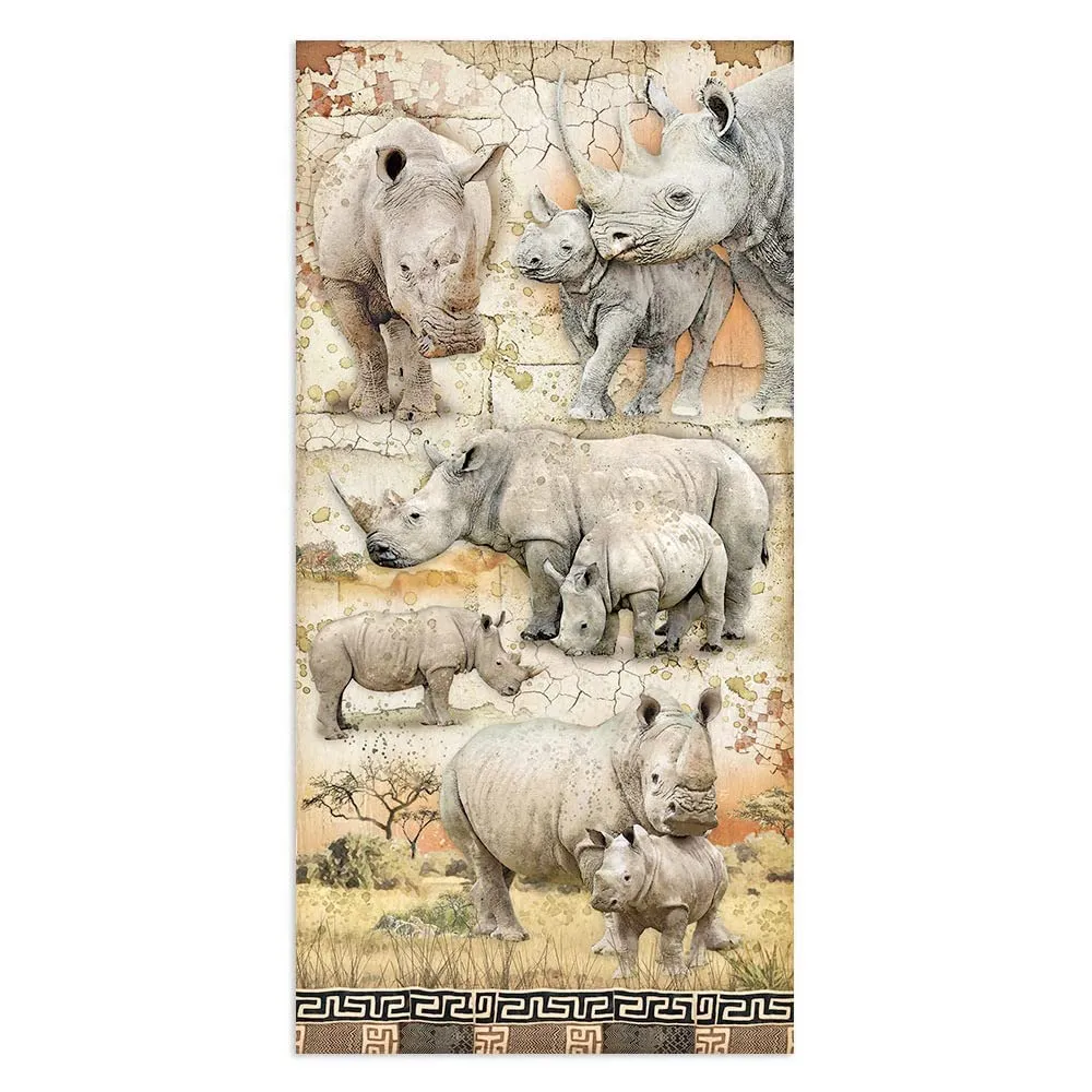Stamperia Collectables Savana Papier 10 Bogen 15x30,5 cm