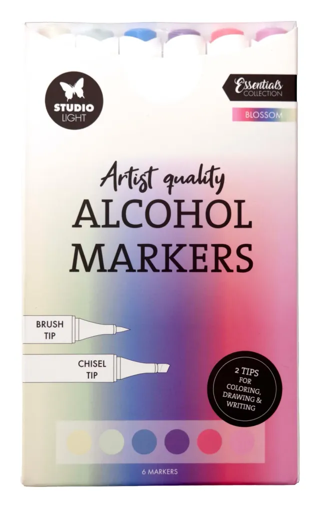 StudioLight Essentials Blossom Alkoholmarker 6er Rosa