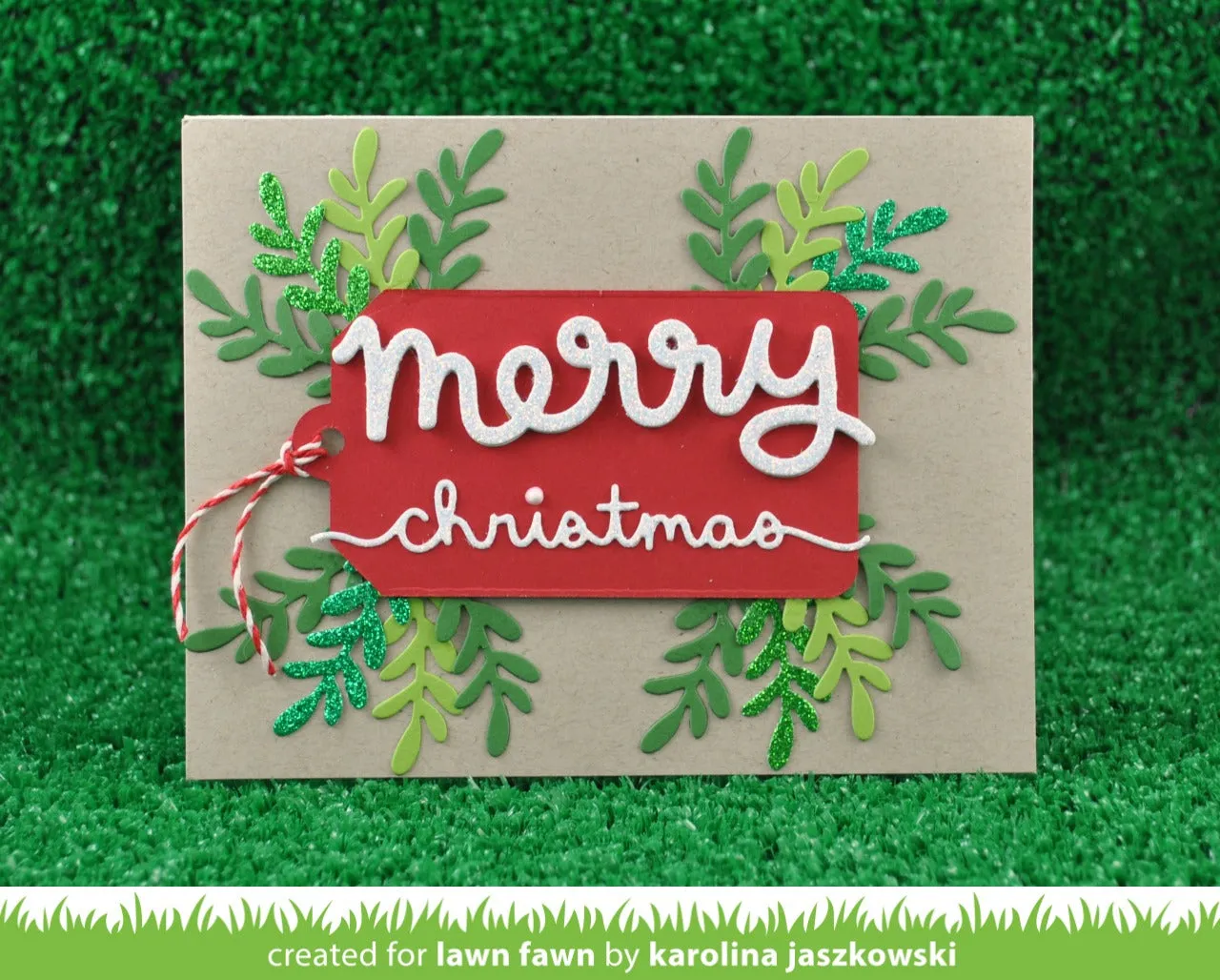 Lawn Fawn Merry Christmas Border Stanzschablone 14,6 cm