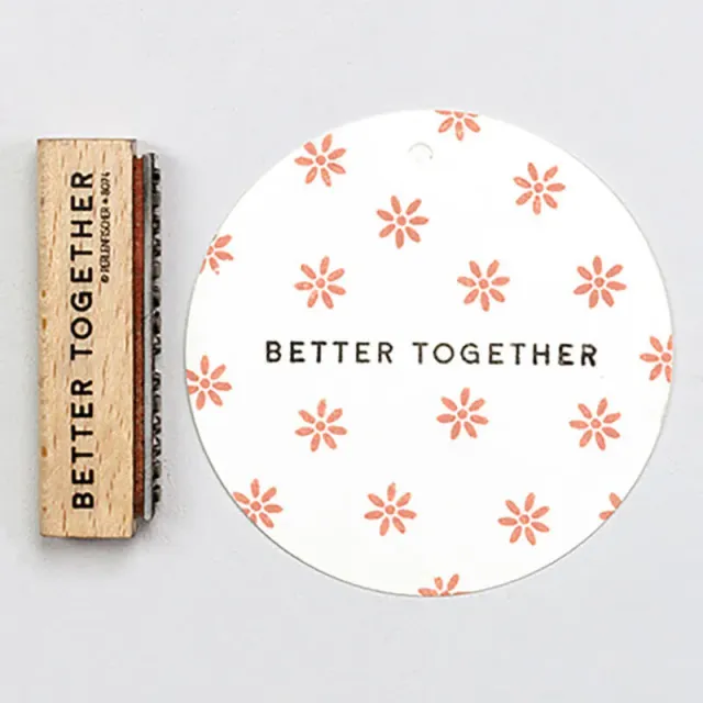 Perlenfischer Better Together Stempel Text 3x51 mm Hochzeit