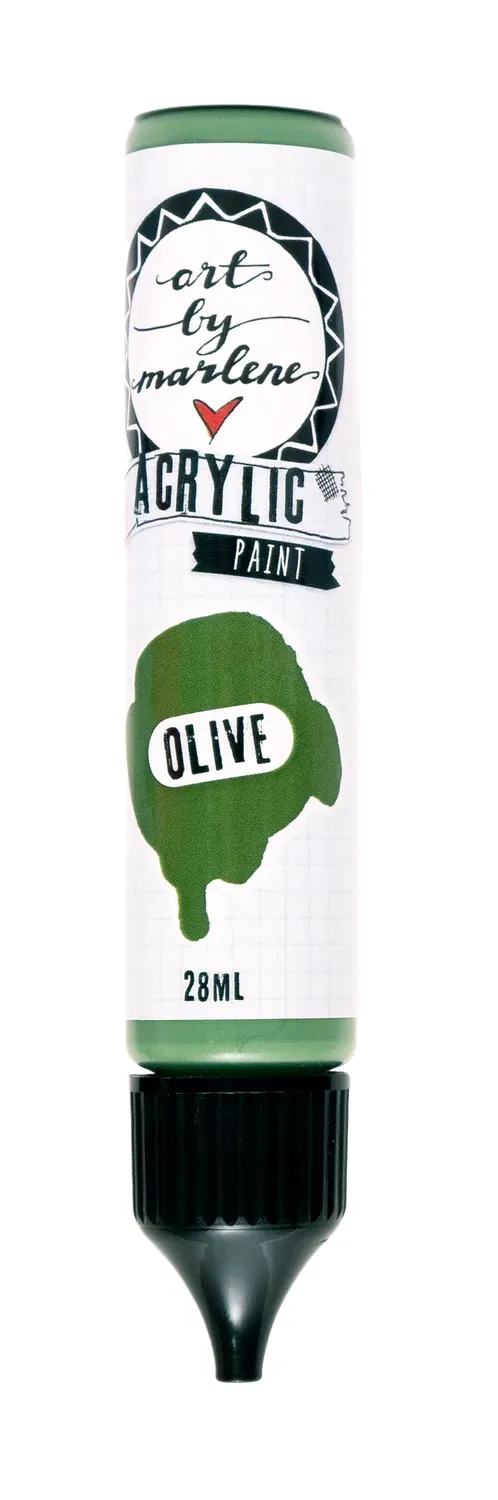 Art by Marlene Essentials Acrylfarbe Olive 28 ml