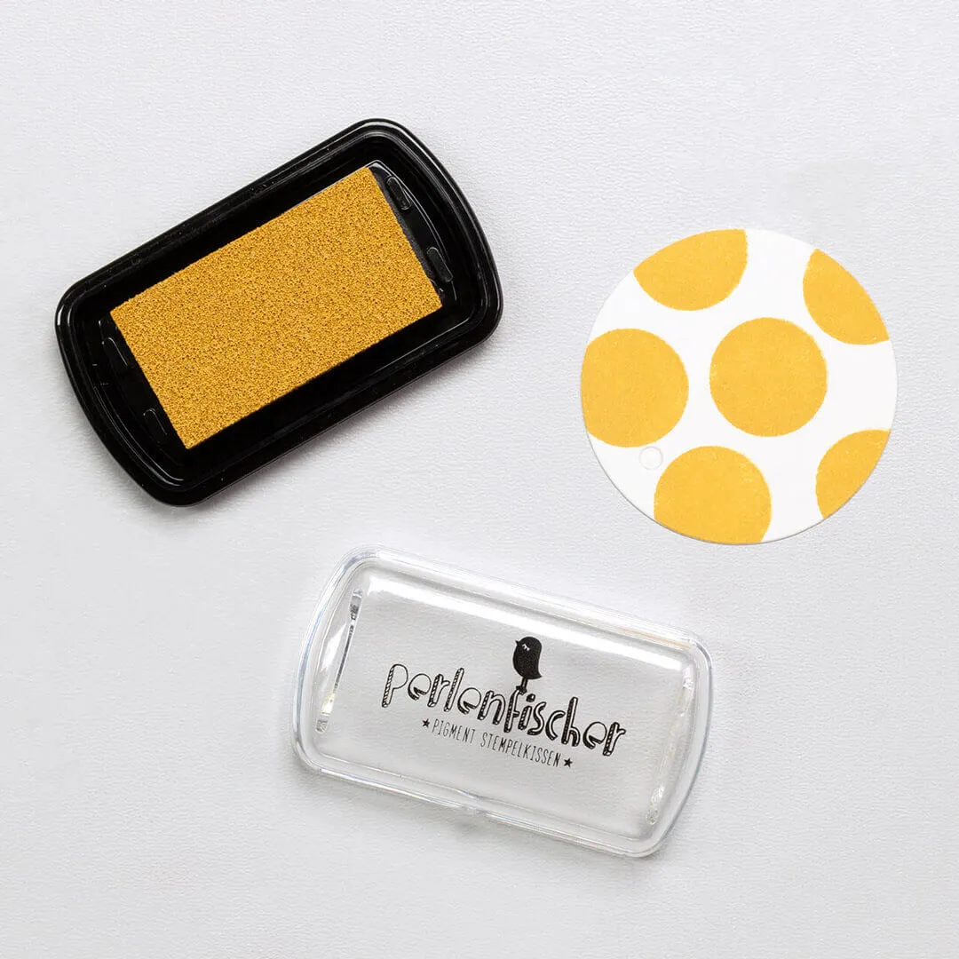 Perlenfischer Curry Mini Stempelkissen Pigment