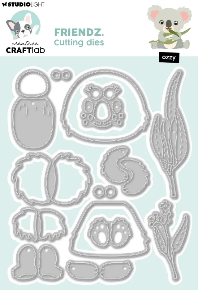 StudioLight Creative Craftlab Friendz Ozzy Stanzschablone