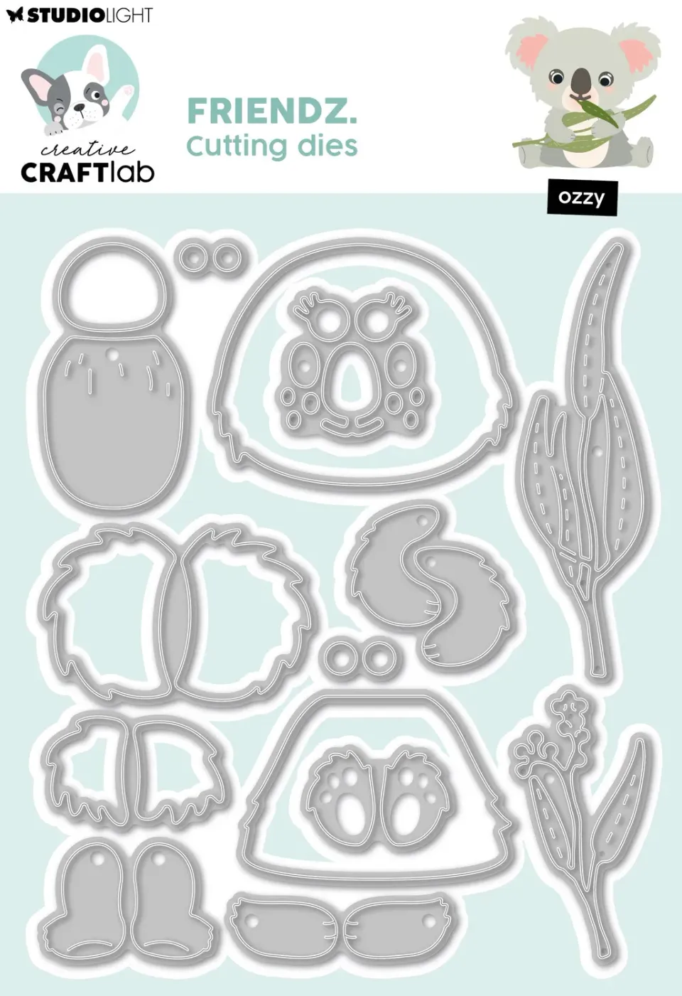 StudioLight Creative Craftlab Friendz Ozzy Stanzschablone