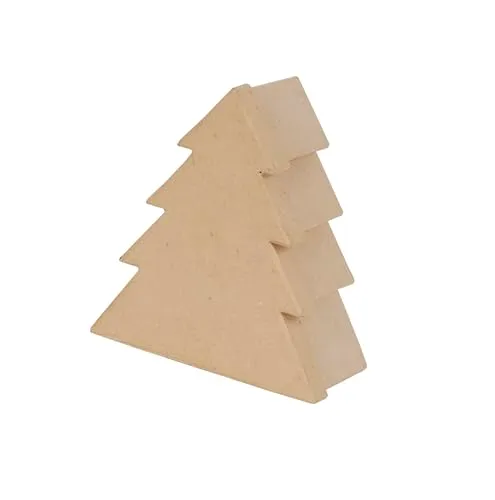 décopatch BT056C Box Tannenbaum S Pappmaché 10cm