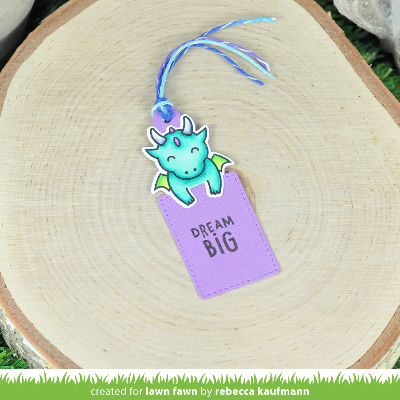 Lawn Fawn Dream Big Clear Stamps Stempelset Einhorn