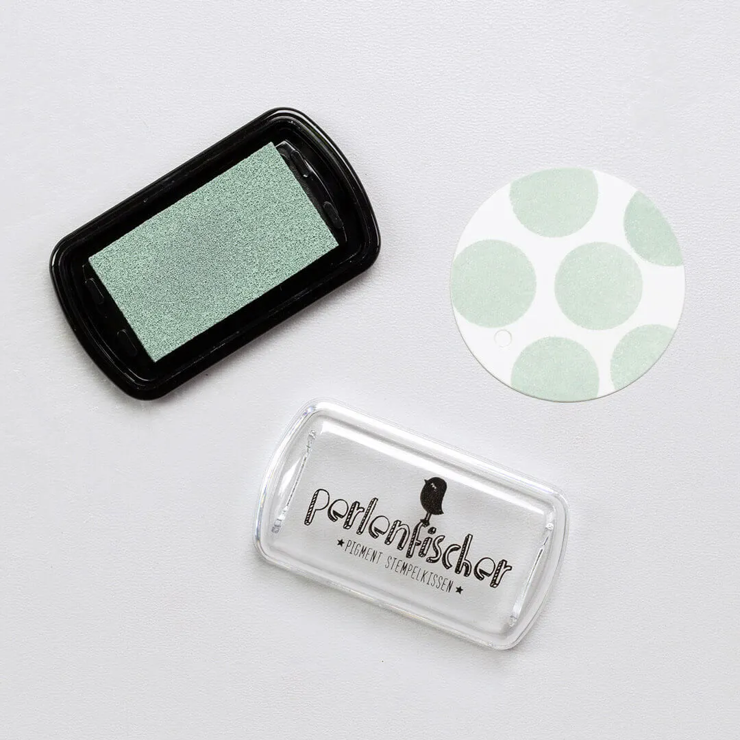 Perlenfischer Salbei Mini Stempelkissen Pigment
