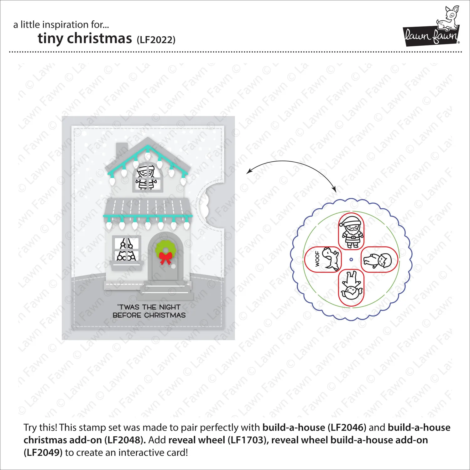 Lawn Fawn Tiny Christmas Clear Stamps Weihnachten Mini
