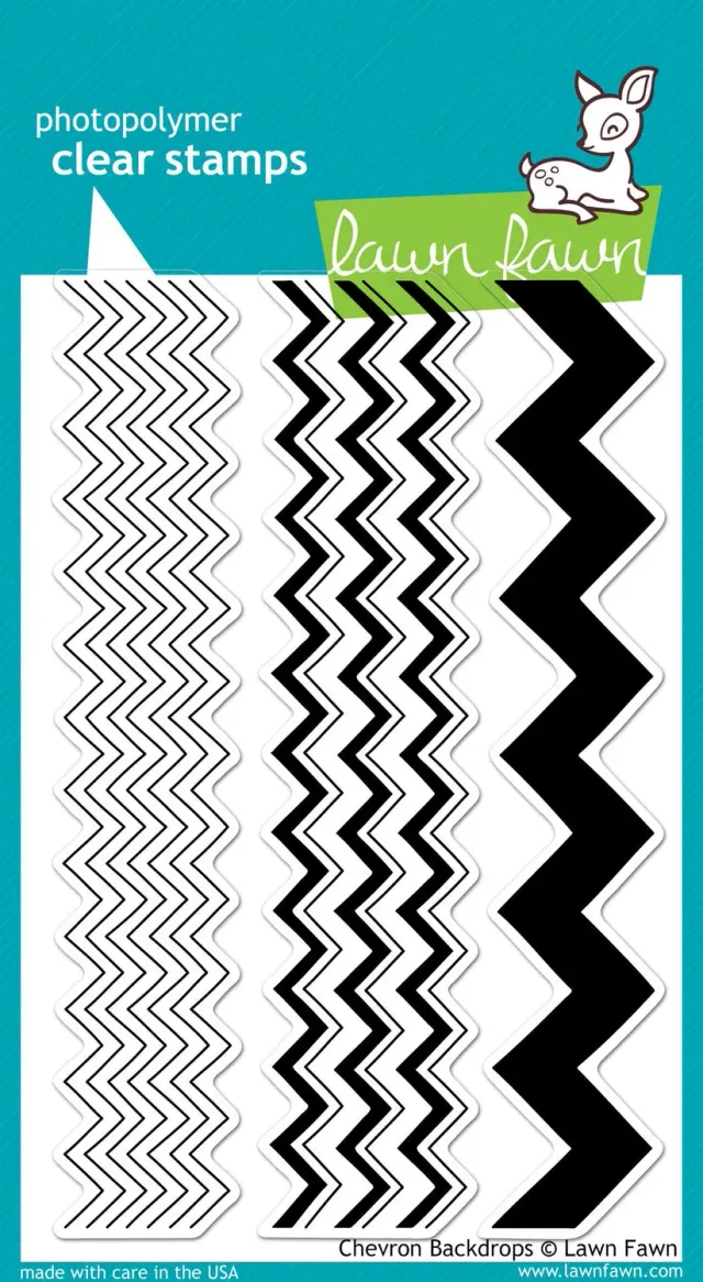 Lawn Fawn Chevron Backdrops Stempelset Hintergrund