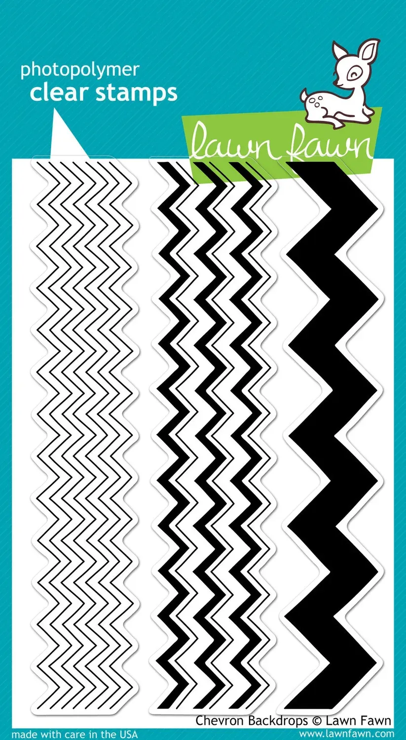 Lawn Fawn Chevron Backdrops Stempelset Hintergrund
