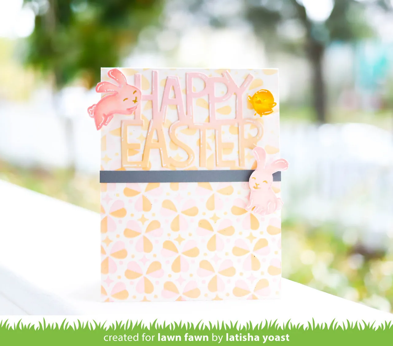 Lawn Fawn Lawn Cuts Giant Happy Easter Stanzen Ostern