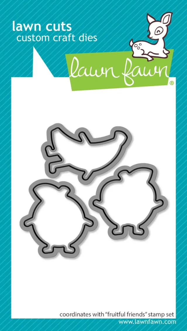 Lawn Fawn Fruitful Friends LF3430 Lawn Cuts Stanzen 3-tlg