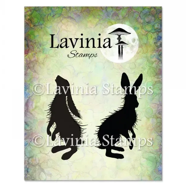 Lavinia Stamps Woodland Hares Clear Stempel Hasenmotiv