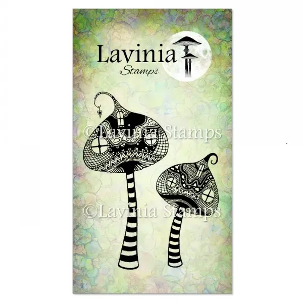 Lavinia Stamps Zen Tall Mushrooms Stempel Pilze hoch