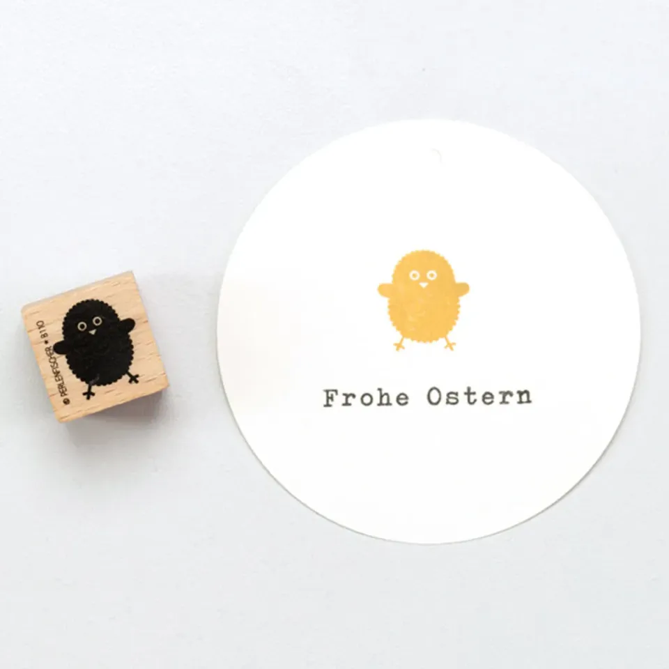 Perlenfischer Küken Stempel 18x16 mm Ostern