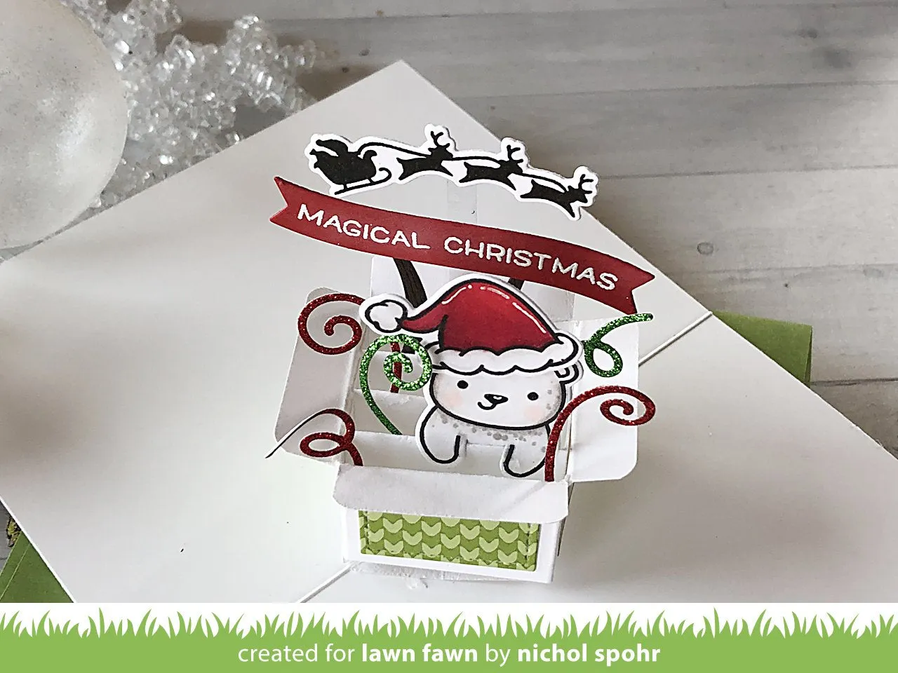 Lawn Fawn Mini Pop-Up Box LF1782 Stanzschablonen
