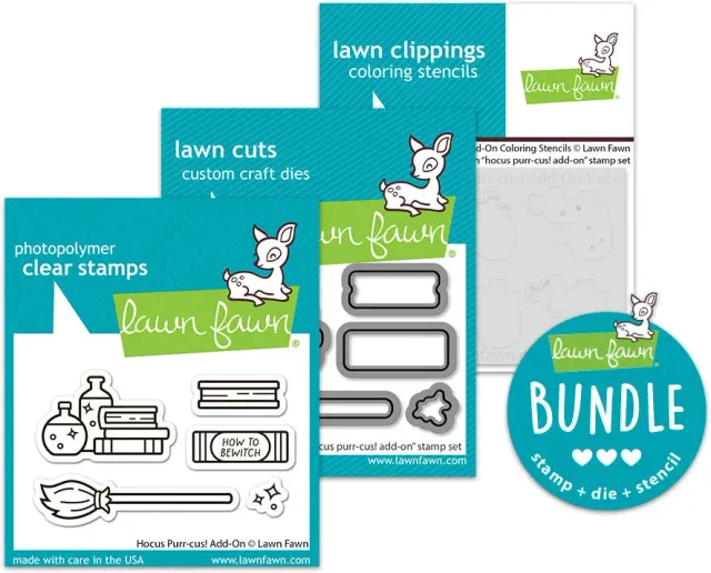 Lawn Fawn Hocus Purr-cus Add-On Bundle Halloween