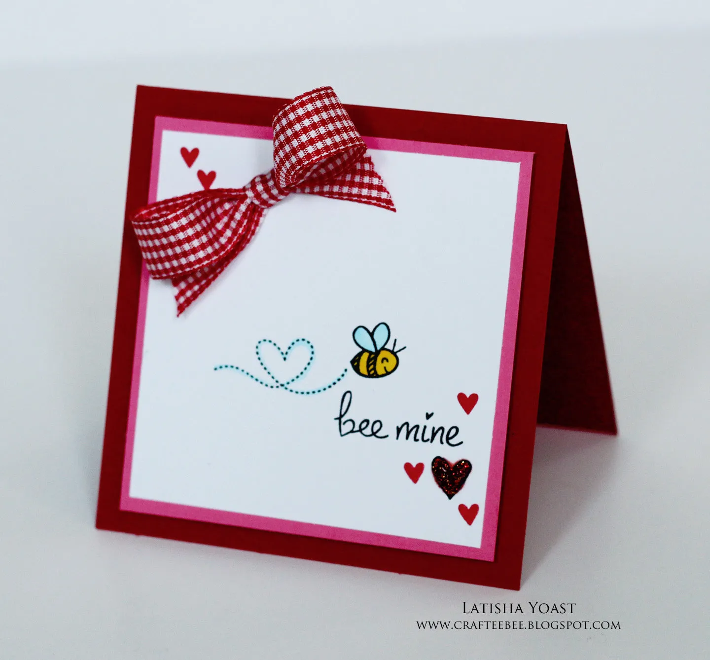 Lawn Fawn Bee Mine Clear Stamps Valentinstag Mini
