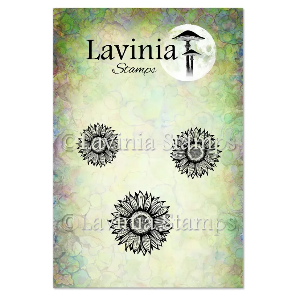Lavinia Stamps Sunflower Heads Clear Stempel Blumen