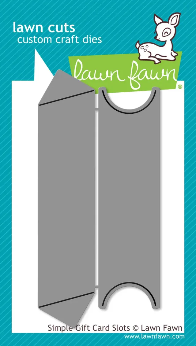 Lawn Fawn Simple Gift Card Slots Stanzschablonen 2-teilig