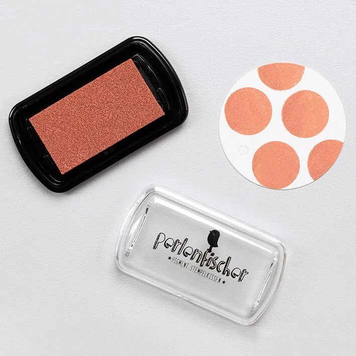 Perlenfischer Stempelkissen Terrakotta Mini Pigment
