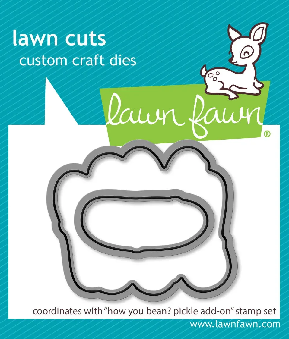 Lawn Fawn How You Bean Pickle Add-On Dies LF3908 Gurke