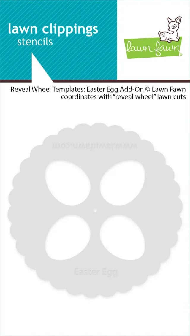Lawn Fawn Reveal Wheel Easter Egg Schablonen Ostern