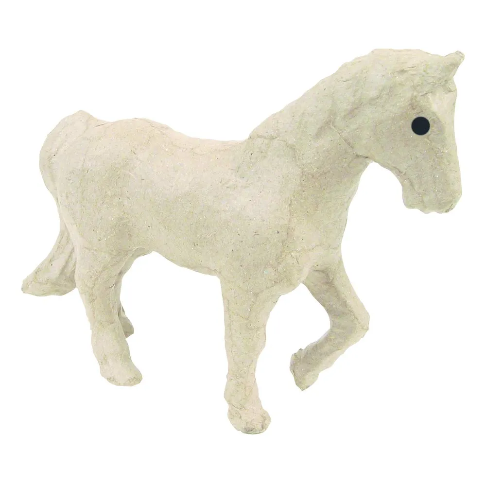 Décopatch AP108O Pappmaché-Pferd Mini 13x4x11 cm