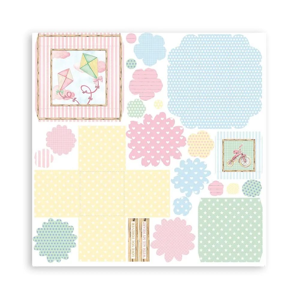 Stamperia DayDream Exploding Box 3D Papier-Kit Boxenbausatz