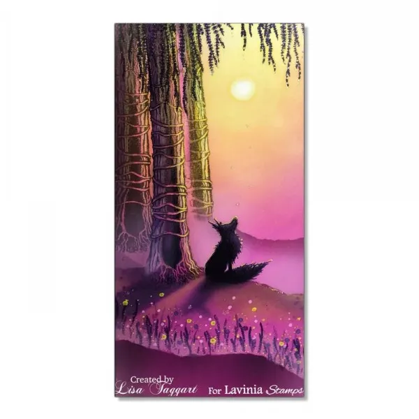 Lavinia Stamps Forest Spruce Stempel Photopolymer