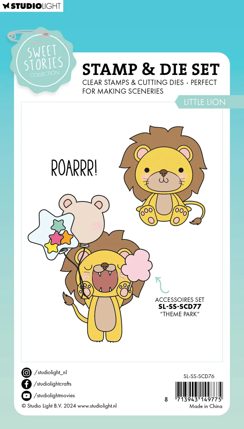 Studio Light Sweet Stories Little Lion Stempel Stanzform Set