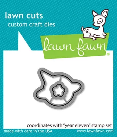 Lawn Fawn Year Eleven LF2787 Stanzschablonen Sterne Zahl