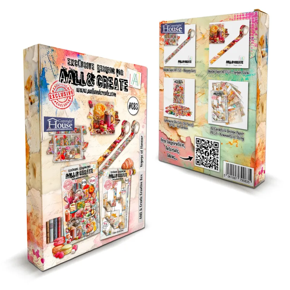 AALL and Create CB3 Voyage of Flavour Creative Box Bastelset