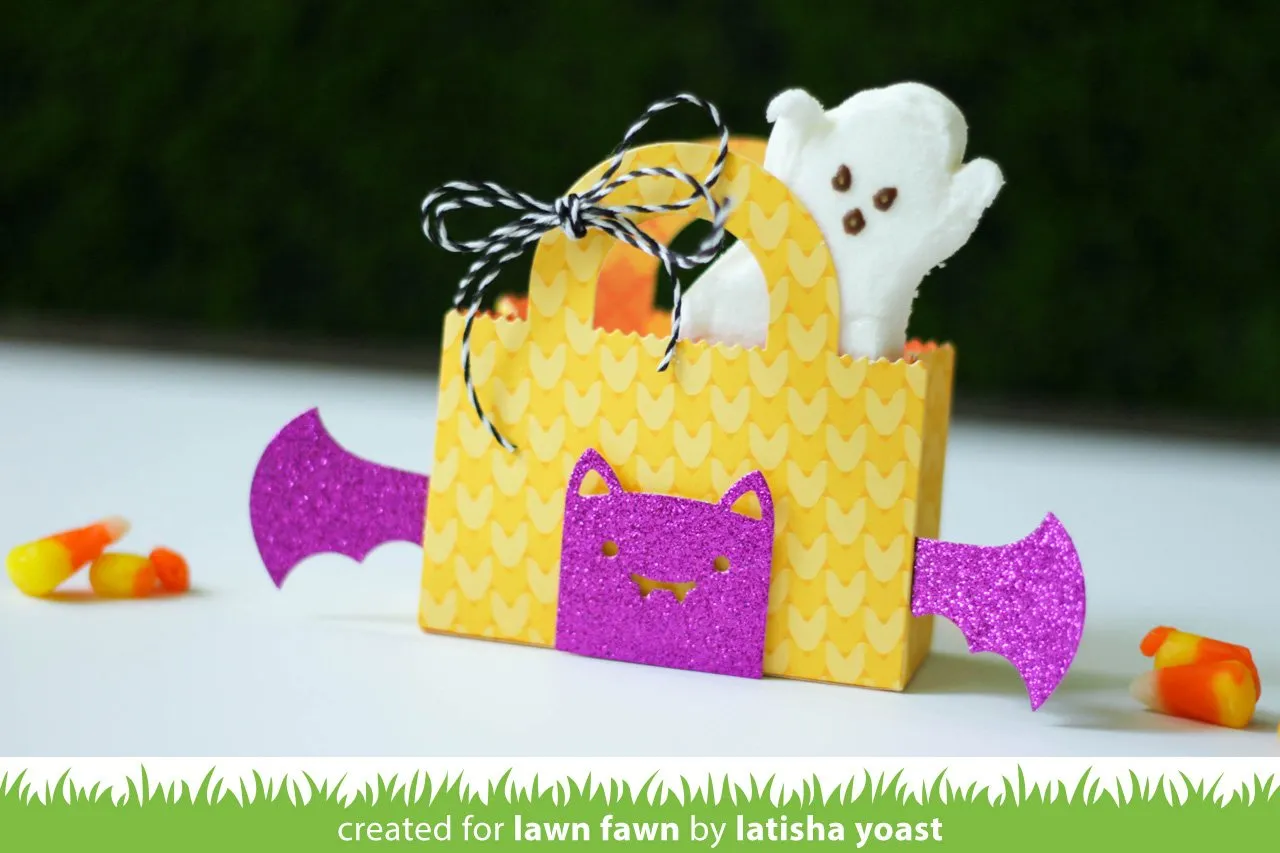 Lawn Fawn Tiny Gift Box Bat Add-On Stanzen