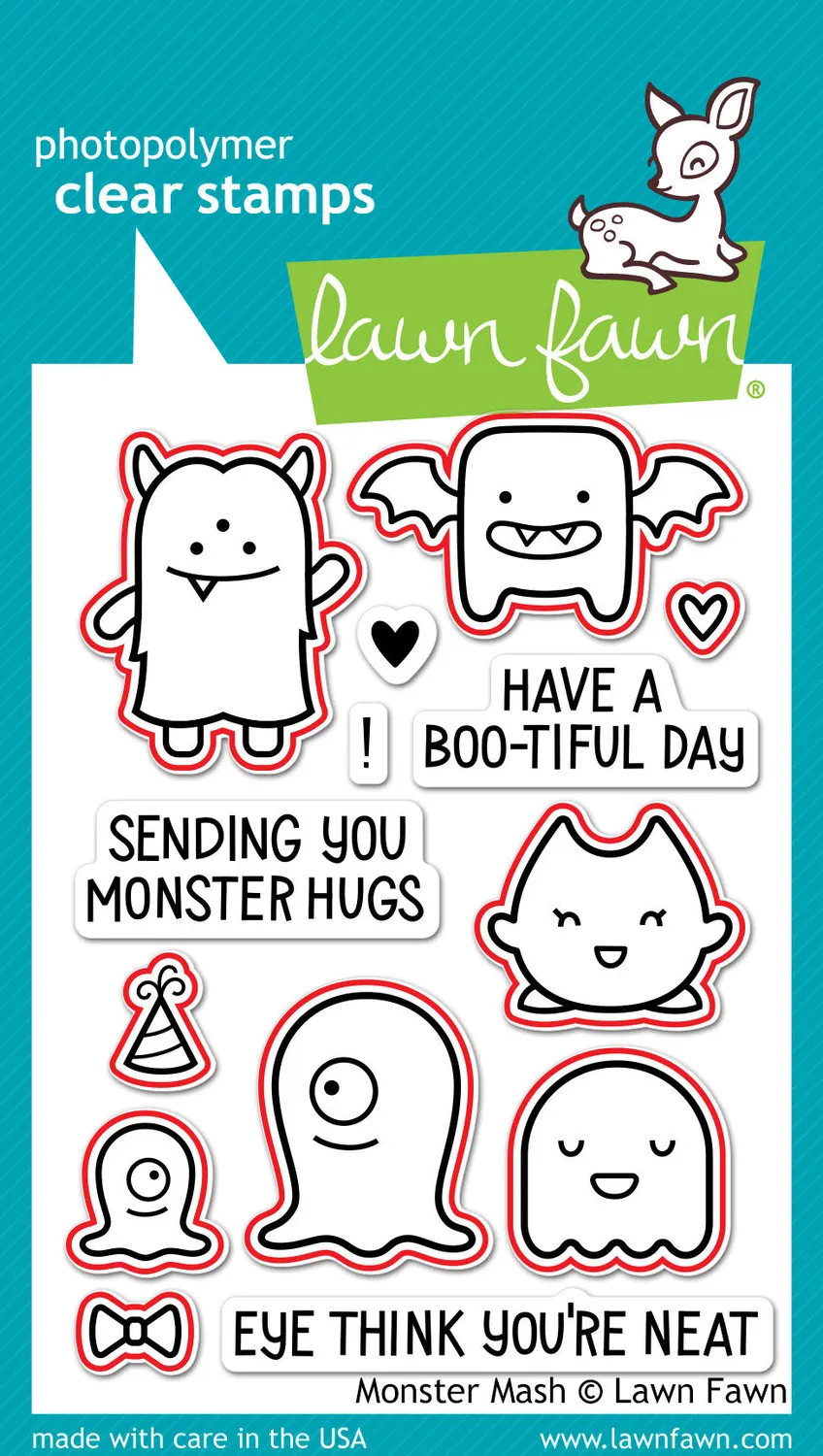 Lawn Fawn Monster Mash Stanzen Halloween Monster