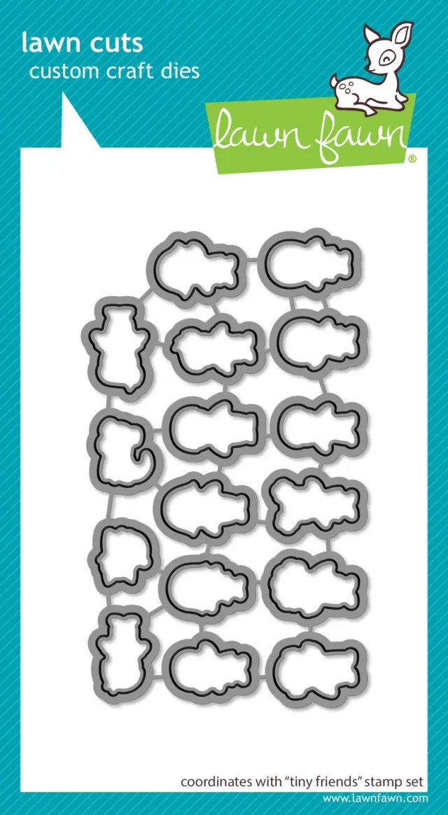 Lawn Fawn Lawn Cuts Tiny Friends Stanzen Figuren-Set