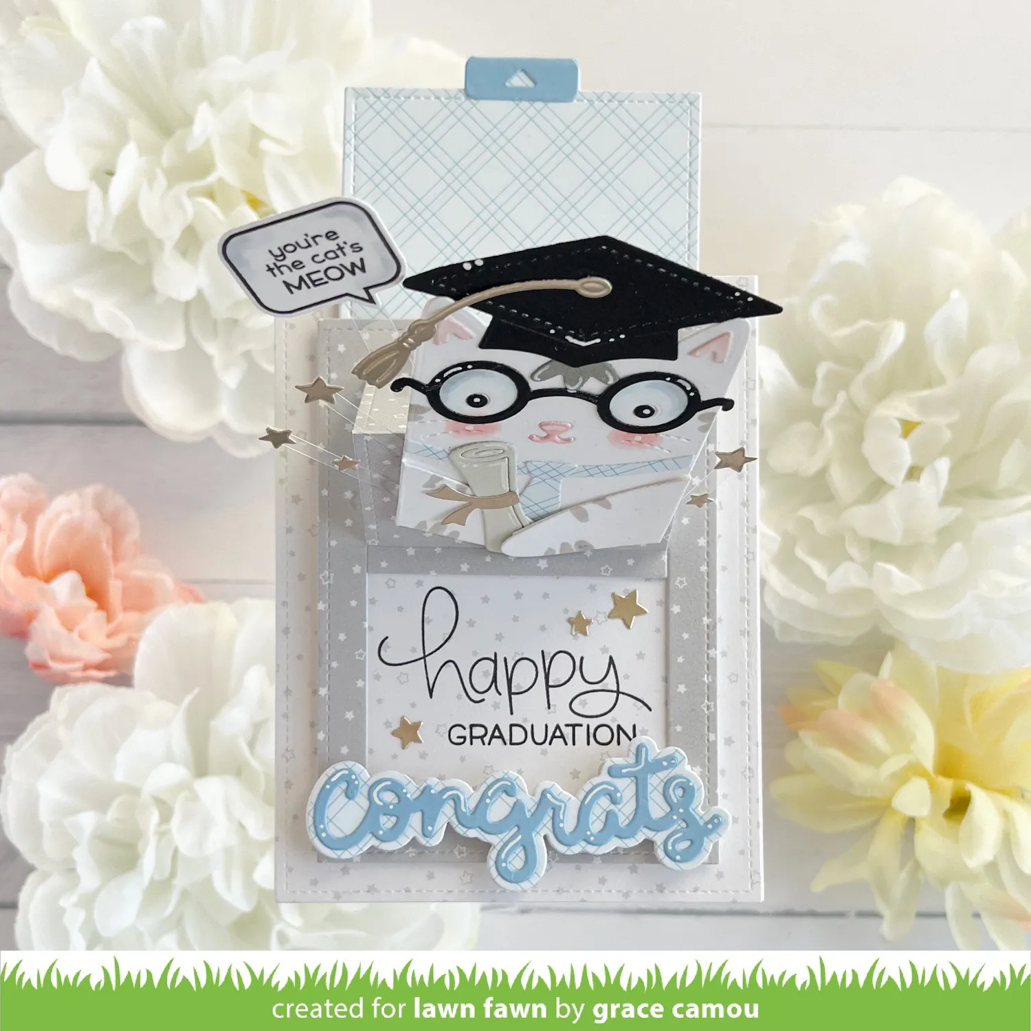 Lawn Fawn Scripty Congrats Outline Stanze Add-On