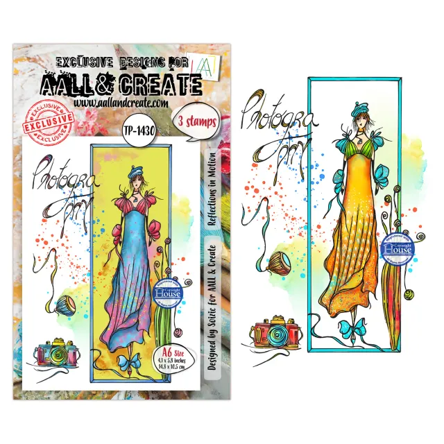 AALL and Create TP-1430 Reflections in Motion Stempel A6
