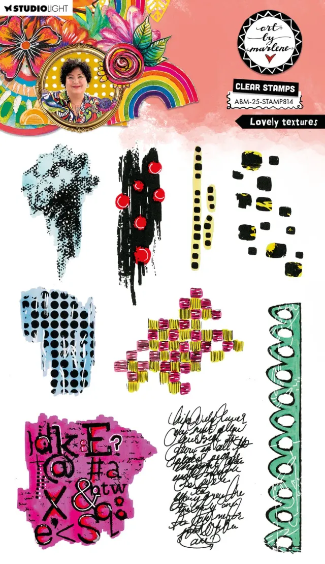 StudioLight Art by Marlene Lovely Textures Clear Stamp Strukturen