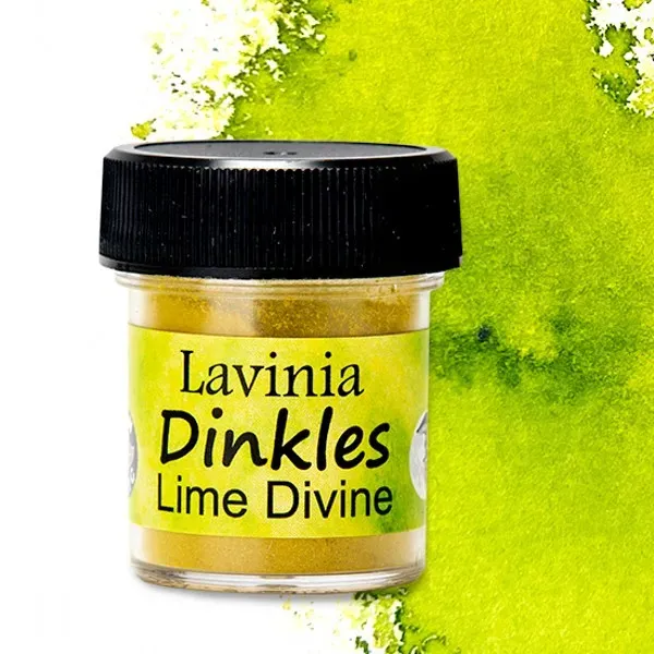 Lavinia Stamps Dinkles Lime Divine Tintenpulver 7,5g leuchtend