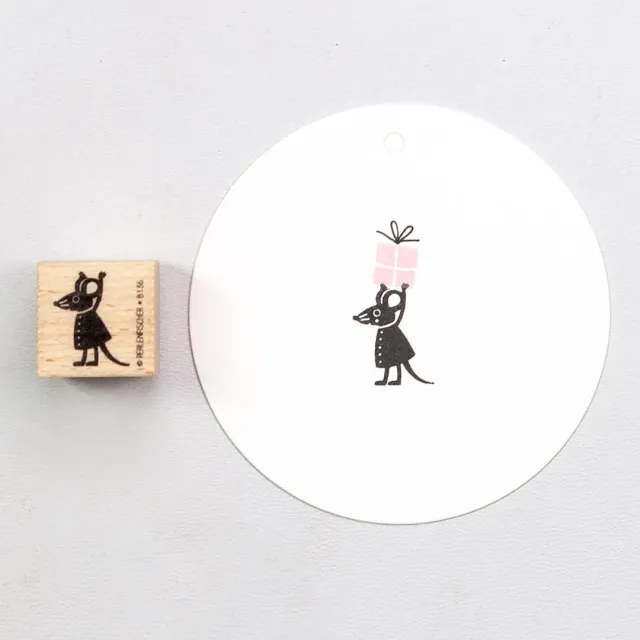 Perlenfischer Mouse Ida Stempel 10x15 mm