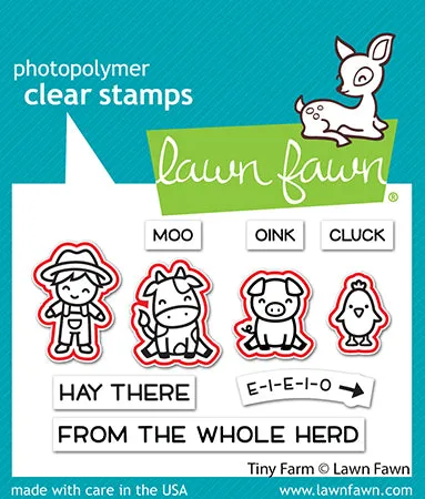 Lawn Fawn Tiny Farm Lawn Cuts Stanzschablonen Bauernhof