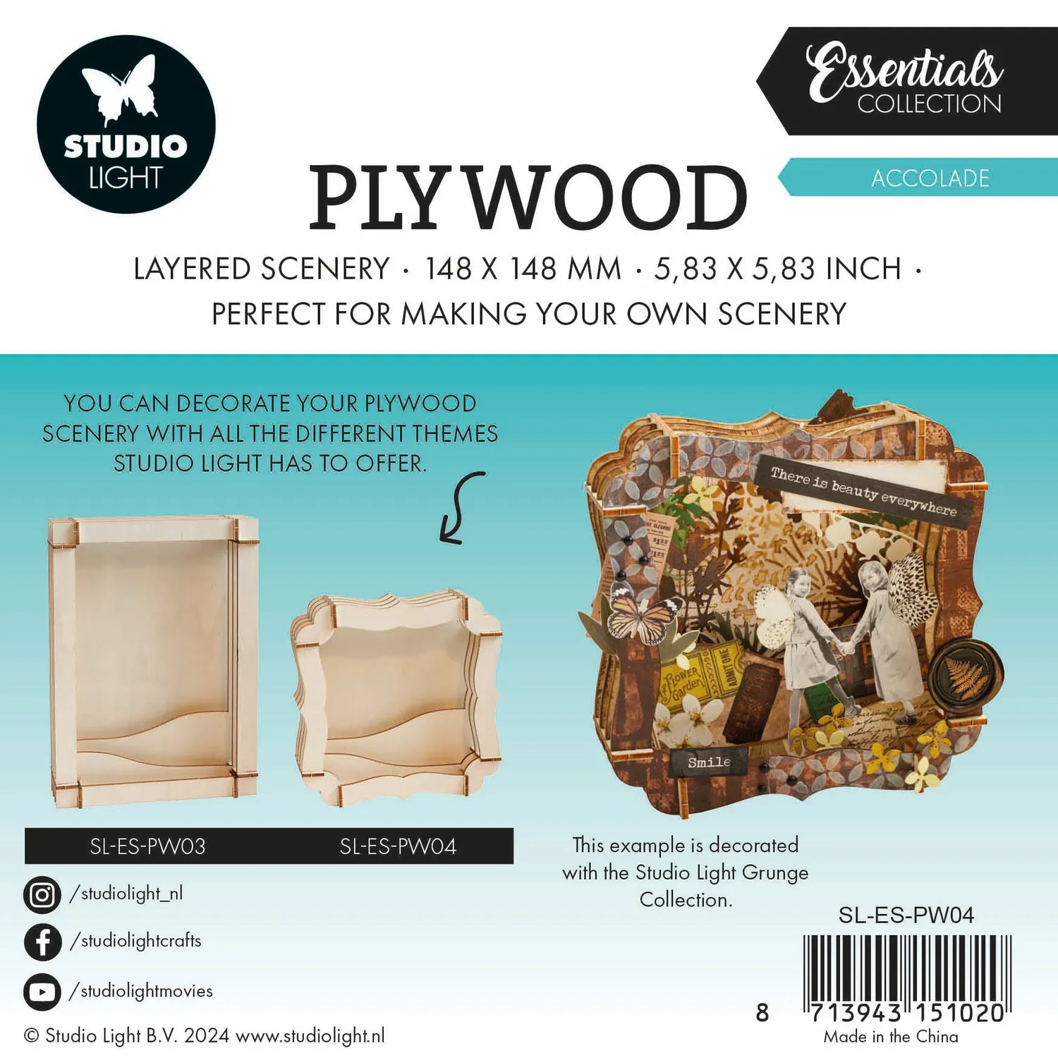 StudioLight Essentials Plywood Scenery Accolade 148 mm