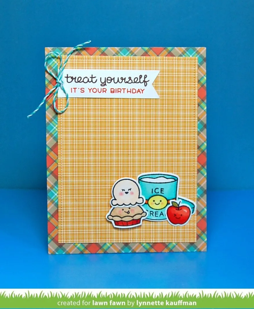 Lawn Fawn Cutie Pie Clear Stamps Motivgröße 1" Kuchen