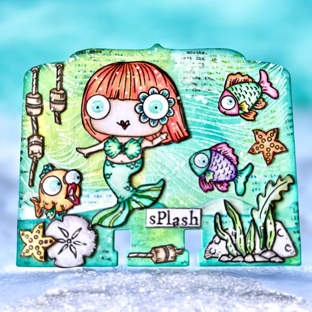 AALL and Create 444 Clear Stempelset A6 Crashing Waves Wellen