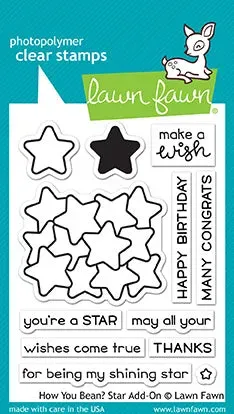 Lawn Fawn How You Bean Star Add-On Stempelset