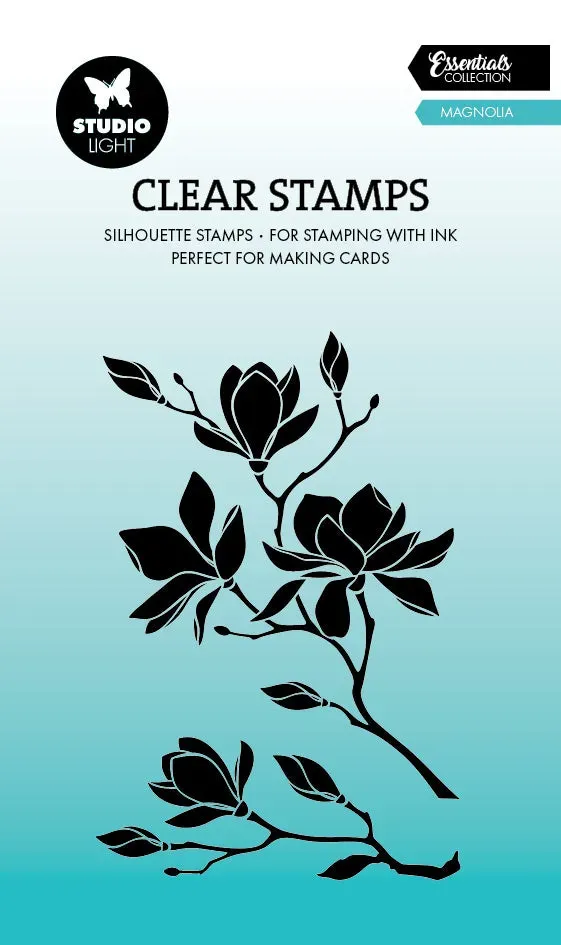 StudioLight Essentials Magnolia Stempel Silikon Blumen