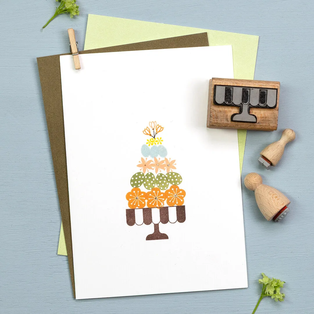 Perlenfischer Schneeglöckchen mini Stempel 5x6 mm Buche