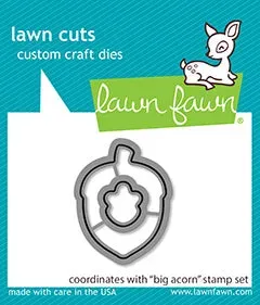 Lawn Fawn Big Acorn Lawn Cuts Stanzschablonen Eichel