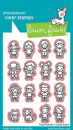Lawn Fawn Lawn Cuts Tiny Friends Stanzen Figuren-Set